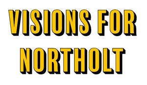 An A4-portrait format flyer that reads 'MAKE YOUR SPACE' in bold black letters. Underneath sits is a rectangle containing an aerial view image in black and yellow of two towers and a quad of pramsheds in between. The text in the rectangle reads 'Join us at